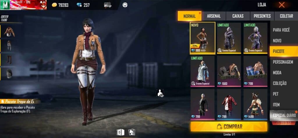 Imagem: Reprodução/Mania Free Fire