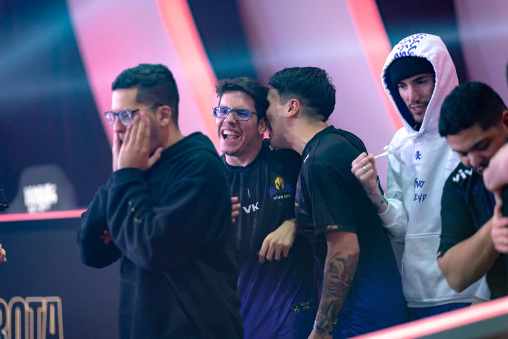 Vivo Keyd, após a vitória contra a Liberty - Reprodução: Wild Tour Brasil