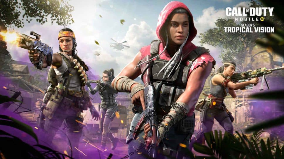 CoD: Mobile Season 5, the Jungle-themed season, brings new equipment, attachment and more cover image