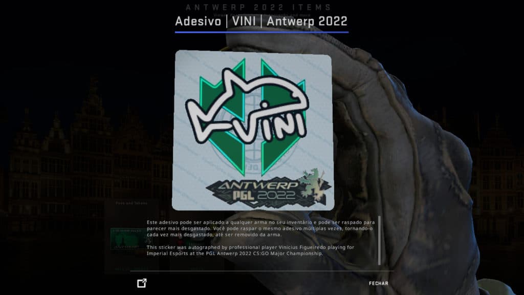 Adesivo do VINI - Foto: Reprodução/Valve