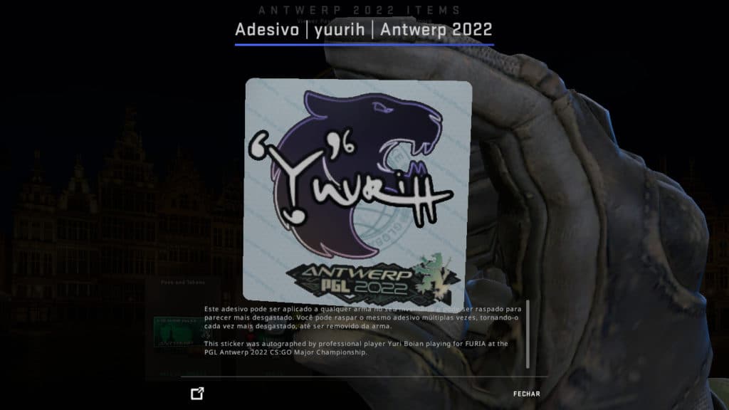 Adesivo do yuurih - Foto: Reprodução/Valve