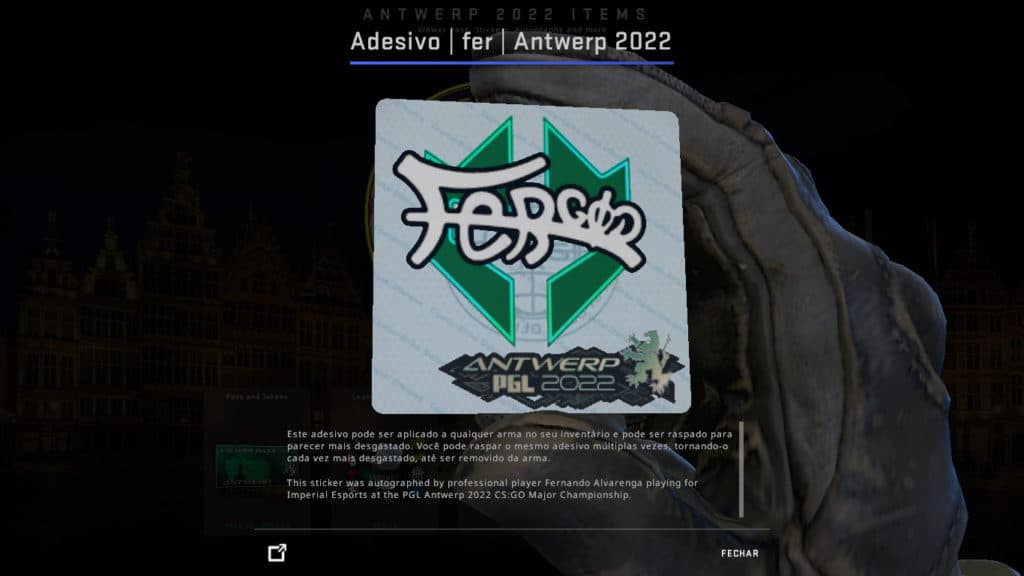 Adesivo do fer - Foto: Reprodução/ Valve