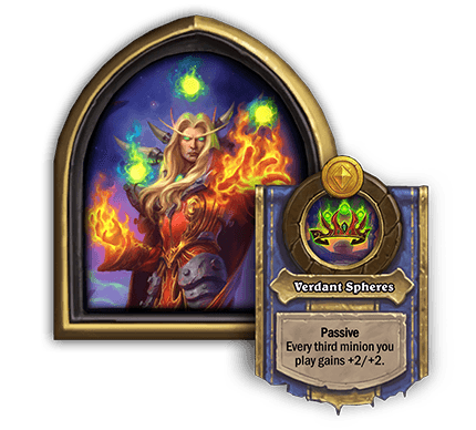 Kael’thas Sunstrider<br>Old: Every third minion you buy gets +2/+2. → <strong>New: Every third minion you play gets +2/+2.</strong>