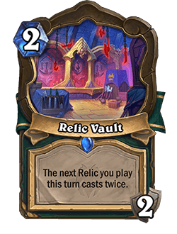 Relic Vault<br>Old: [Costs 3] → <strong>New: [Costs 2]</strong>