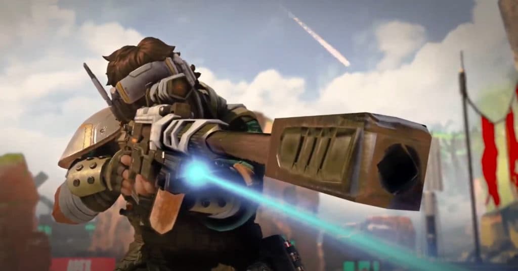 The Laser sight on Vantage's Sniper