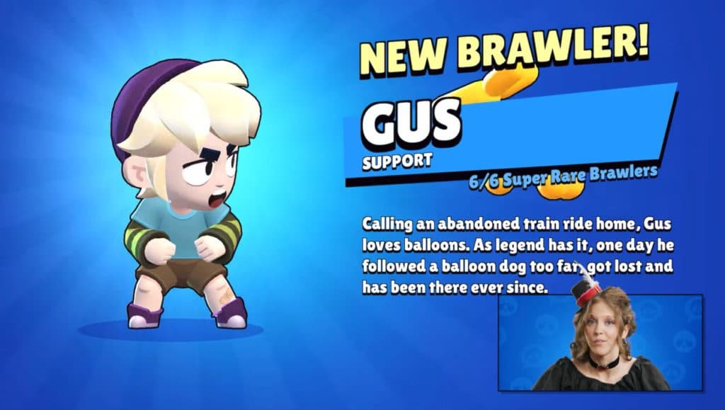 The other Brawler coming to the game a bit later is Gus (Image via Supercell)