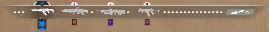 In order to win Gun Run, players must get a kill with every weapon in their upgrade path