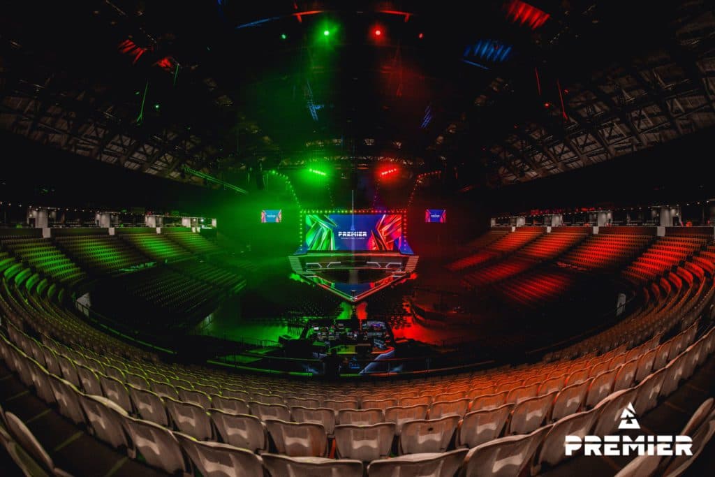 An empty BLAST venue, before thousands of fans swarm in. Image Credit: BLAST.