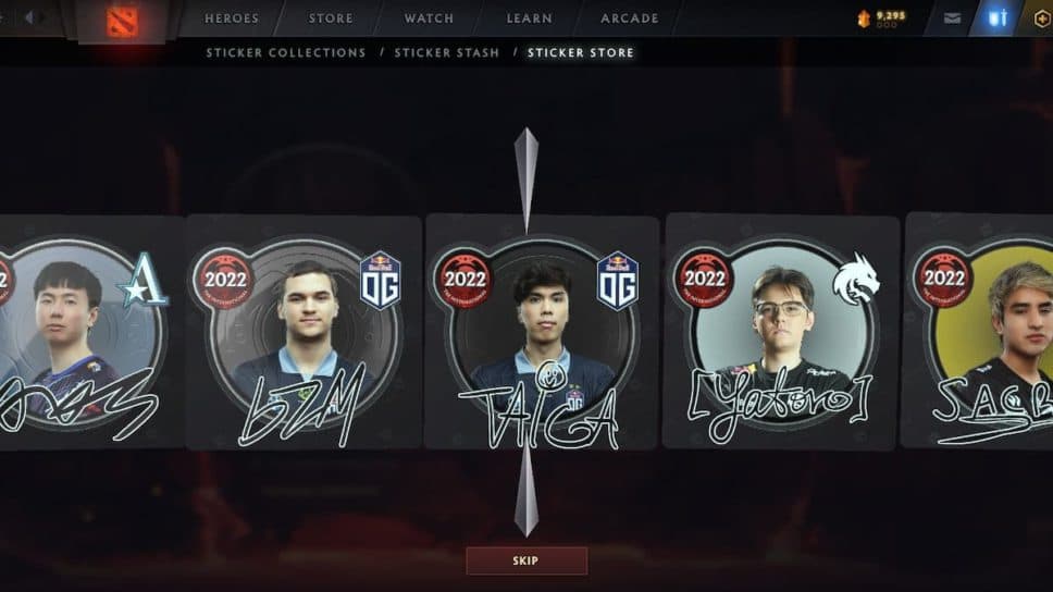 The International 2022 Dota 2 Stickers have arrived! cover image