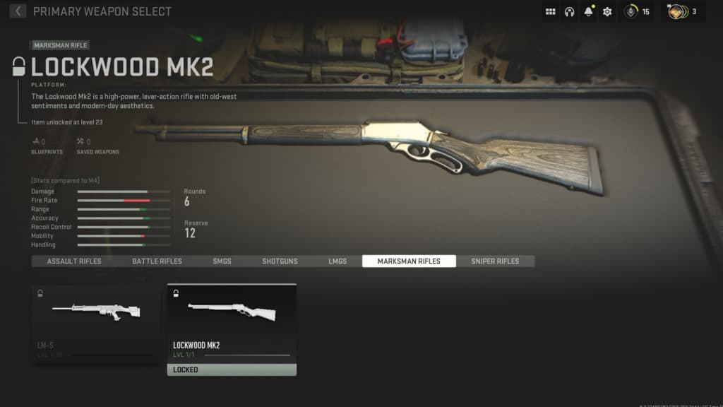 The MK.2 marksman rifle was also included in Modern Warfare (2019)