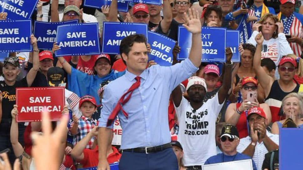 Republican Congressman Matt Gaetz starts Twitch channel cover image