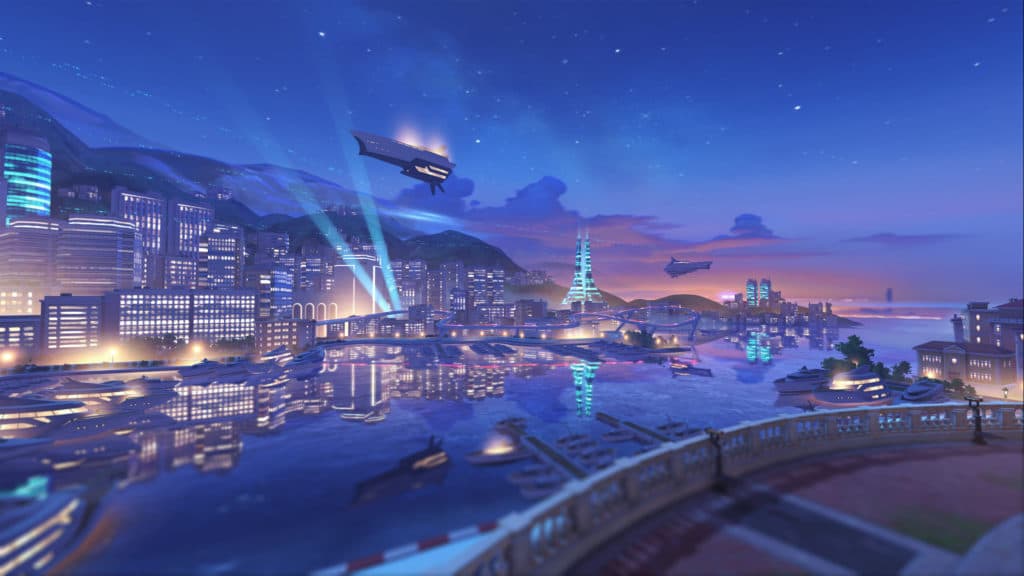 Screenshot of the Circuit Royal map. Image via Blizzard Entertainment.