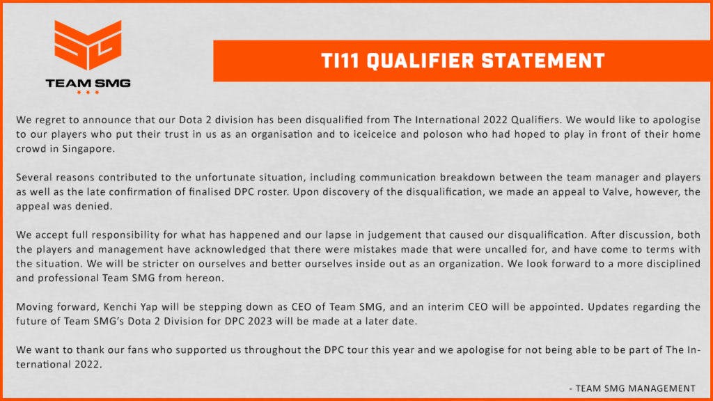 TNC Predator Defeats Team SMG in TI10 SEA Qualifier Opener