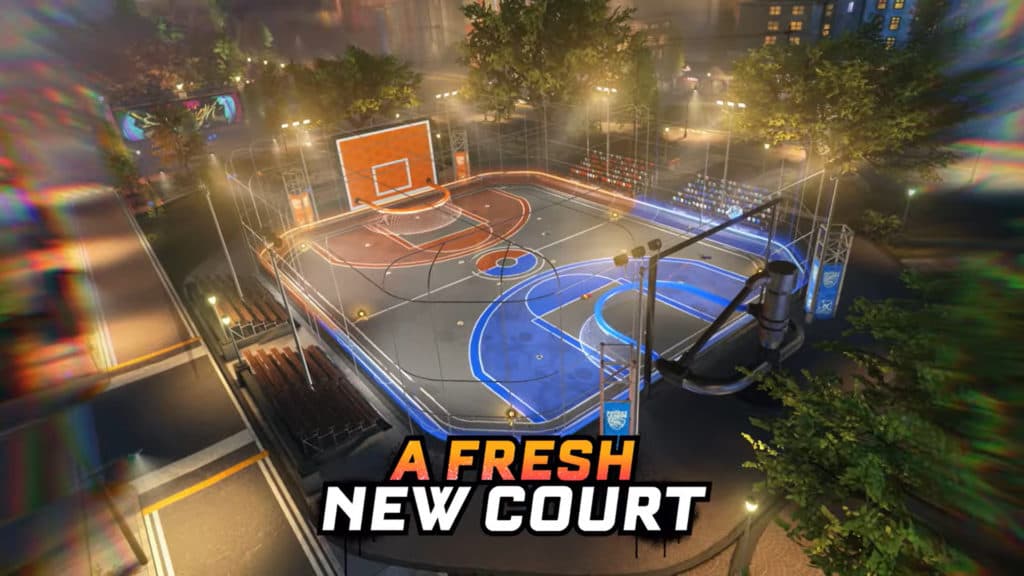 New Hoop Arena - Image from Rocket League Season 8's trailer