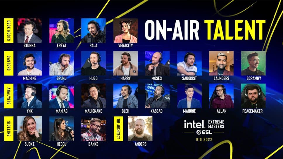 IEM Rio Talent Announced: 33-Member Broadcast Team cover image