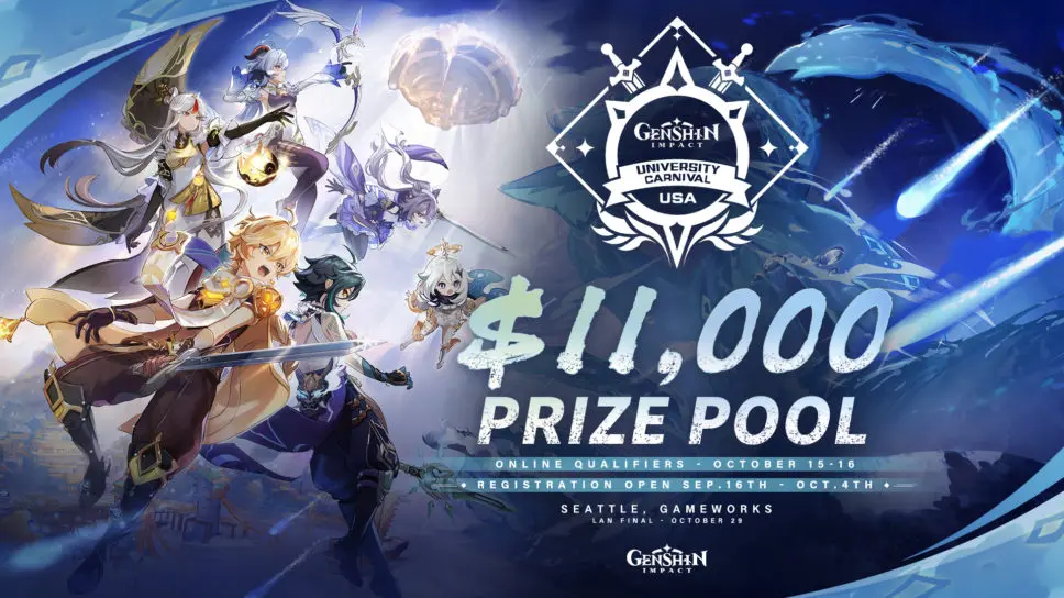 Genshin Impact anuncia Festival Universitário com 24 times universitários  competindo por um prêmio total de R$ 33.000