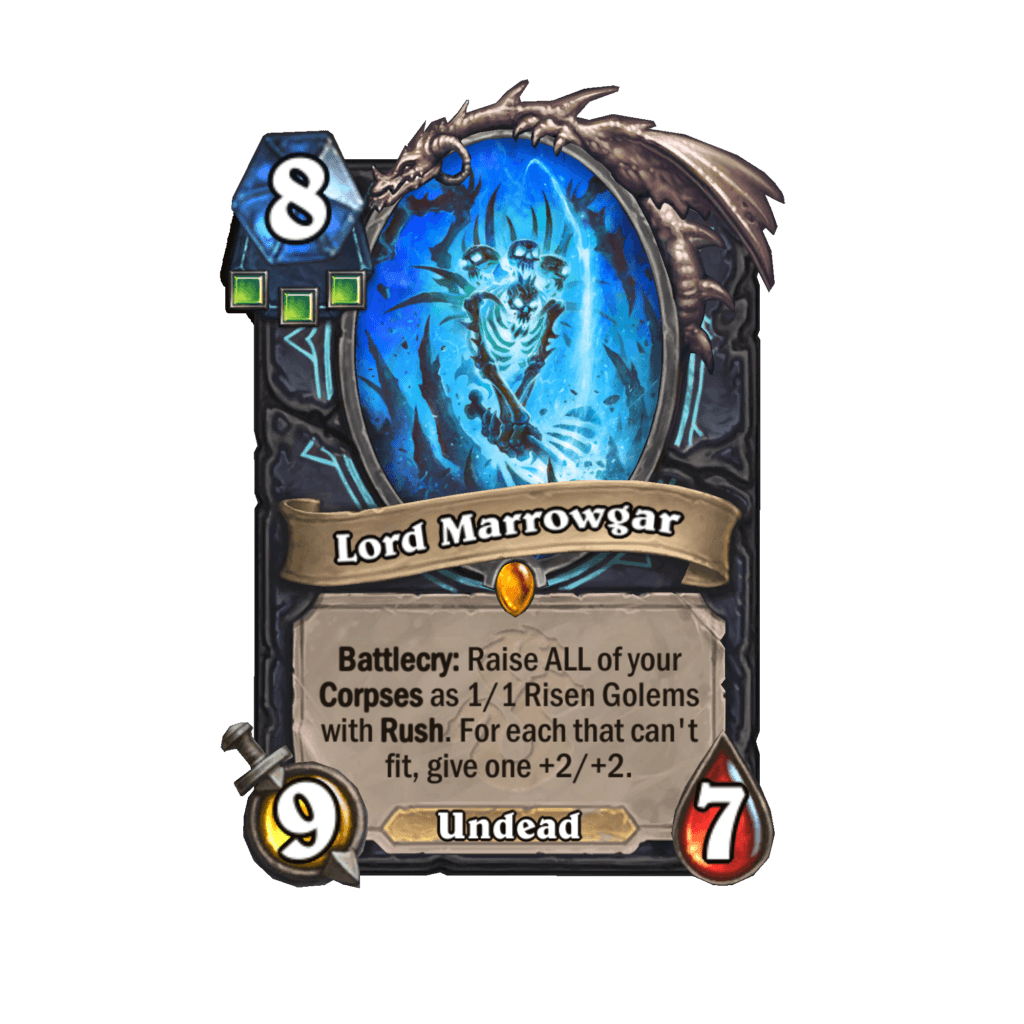 Lord Marrowgar is a Death Knight Legendary. Image via Blizzard Entertainment.