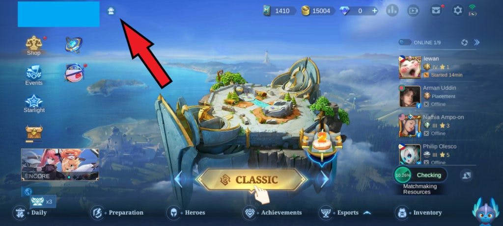 How to Be on Advanced Server on Mobile Legends: Bang Bang: 5 Steps