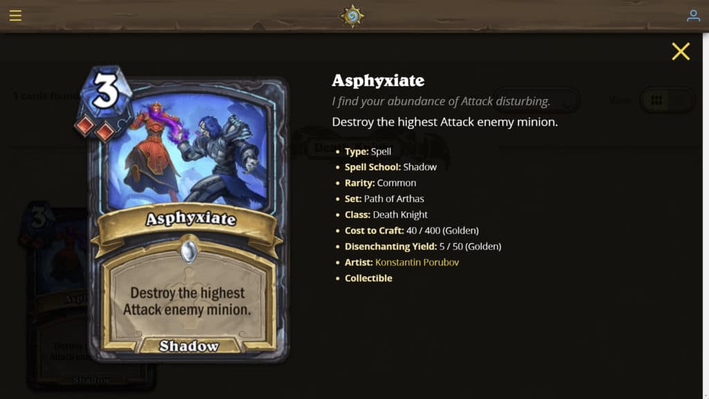 Hearthstone Easter eggs – March of the Lich King