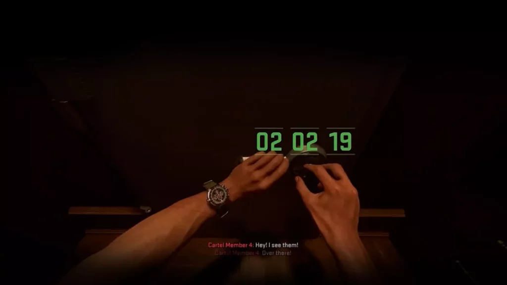 The first code. Image via Activision Publishing, Inc.
