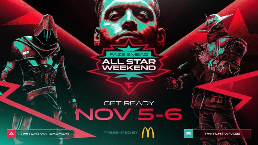 FaZe Smeag All Star Weekend: Final results, teams, Bracket, prize pool and more cover image