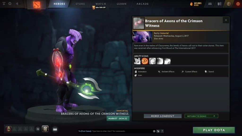 The most expensive item in Dota 2: how much does it cost