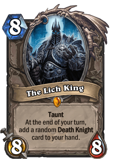 Lich King - Frozen Throne set - Hearthstone