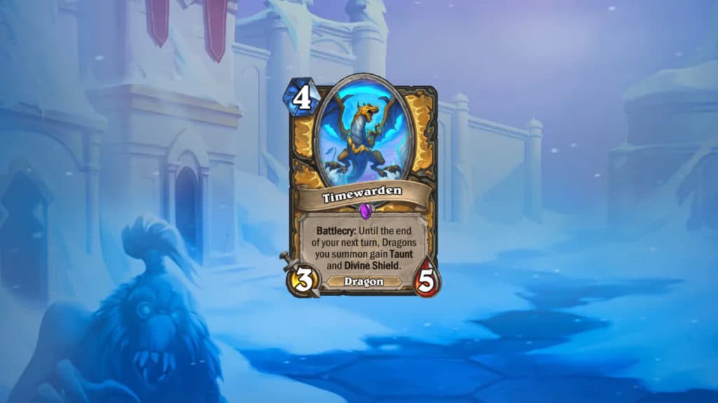 Timewarden in Hearthstone. Image via Blizzard Entertainment.