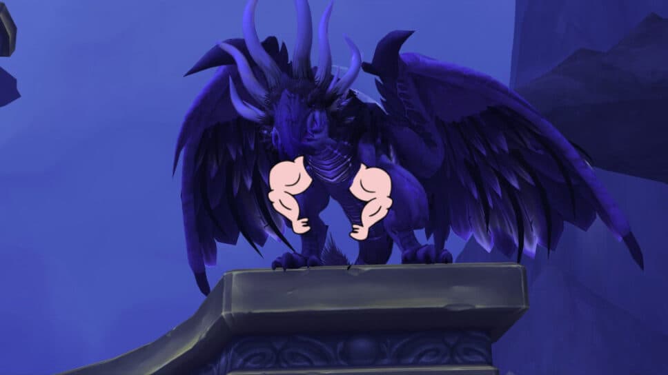 WoW raid boss Raszageth dons festive santa hat for Winter Veil cover image