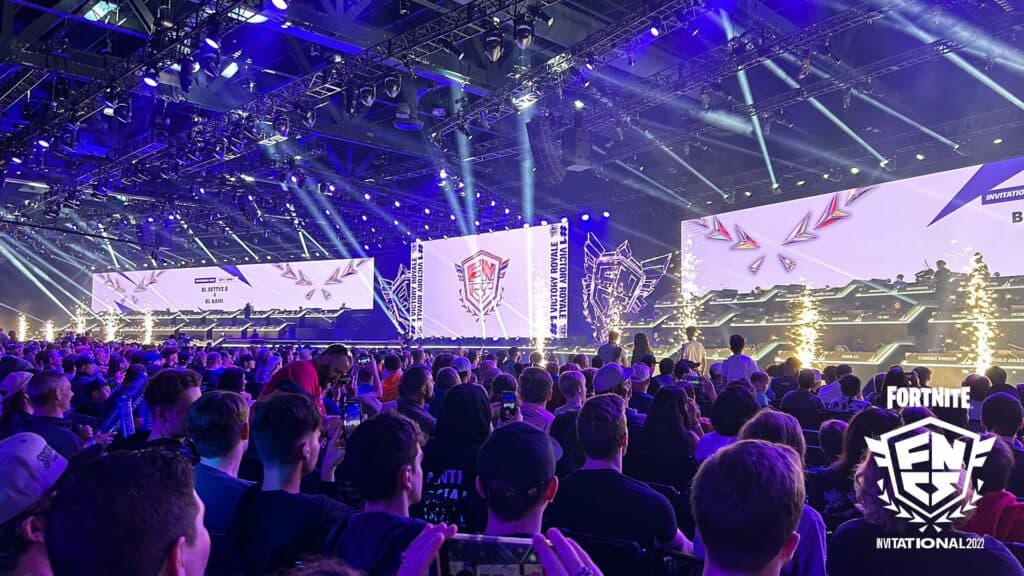 The FNCS 2022 brought battle royale fans together at the Raleigh Convention Center. Image Credit: FNCS.