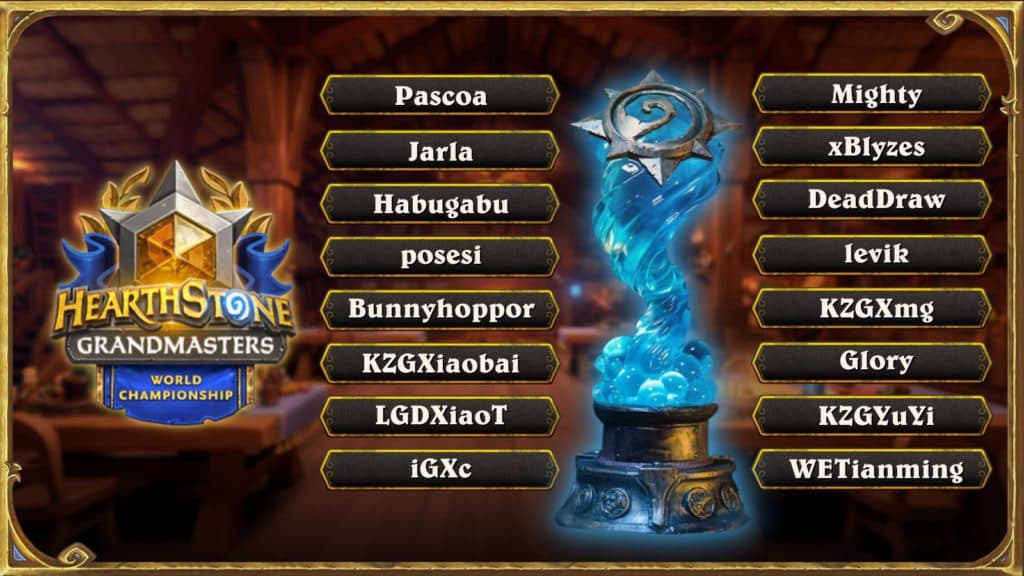 Hearthstone World Championship 2022 players. Image via Blizzard Entertainment.