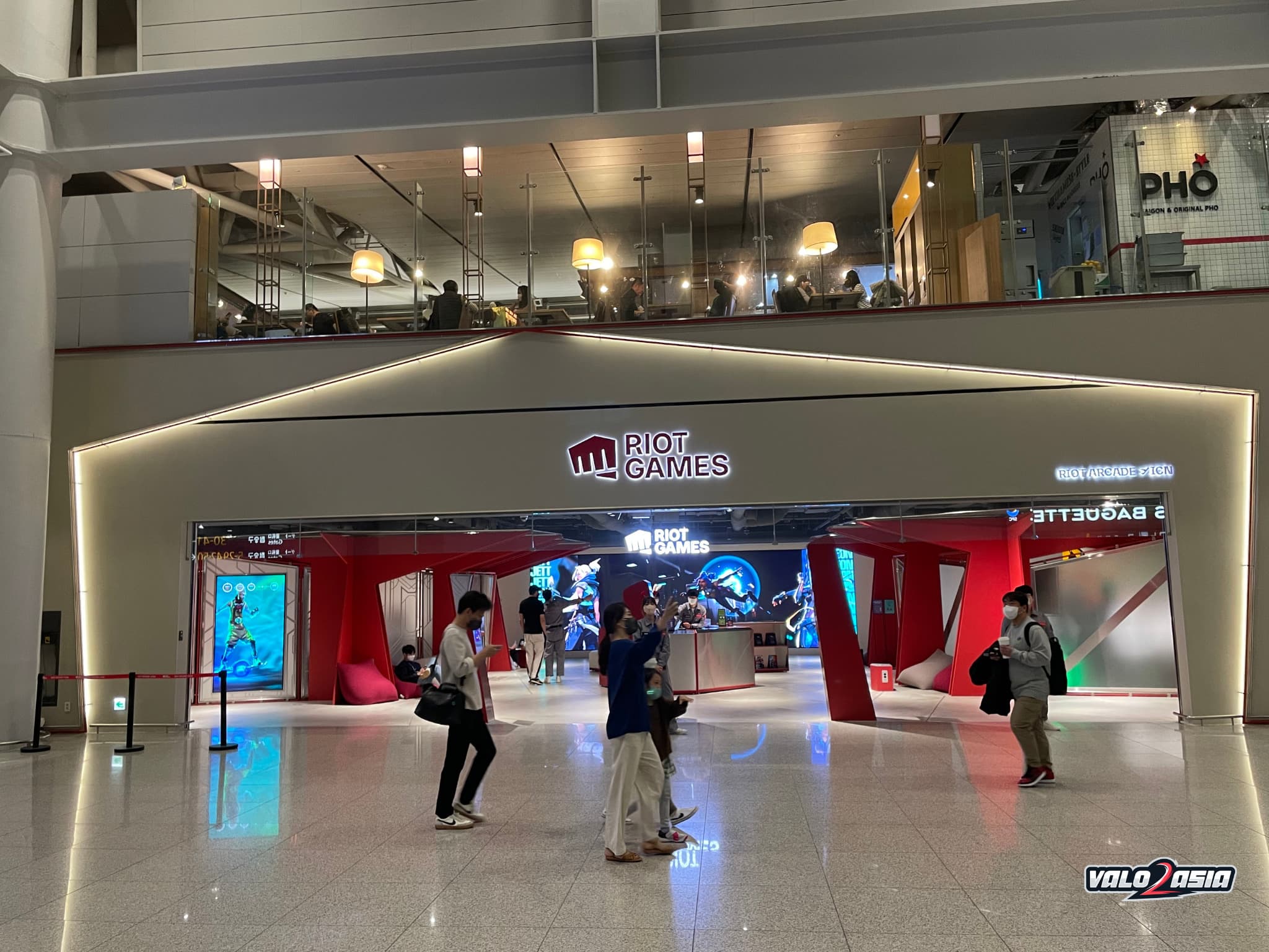 The exterior of the Riot Games Lounge at Incheon Airport<br>(Image via <a href="https://valo2asia.com/">Valo2Asia</a>)