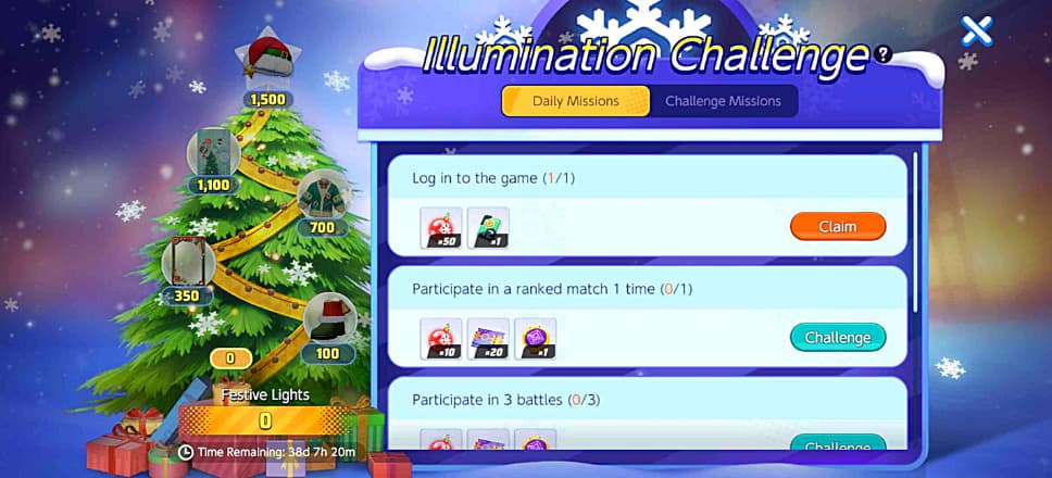 Winter Holiday's Illumination Challenge