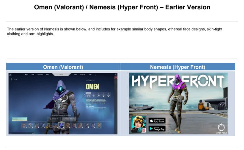 The Comparison between Omen and Nemesis (Image Credit Polygon)