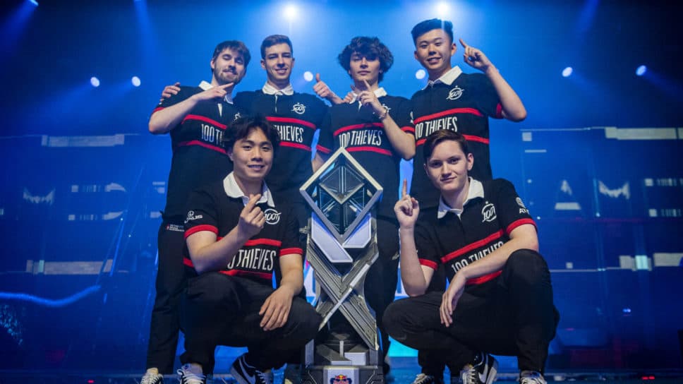 100 Thieves crowned Red Bull Home Ground Manchester Champions. cover image