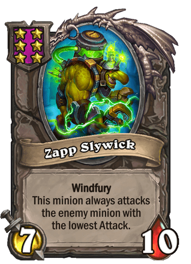 Zapp Slywick can snipe key pieces in the Battlegrounds<br>Image via Blizzard