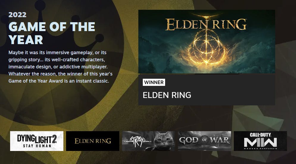 Steam Awards 2022: here's all the winners - Meristation