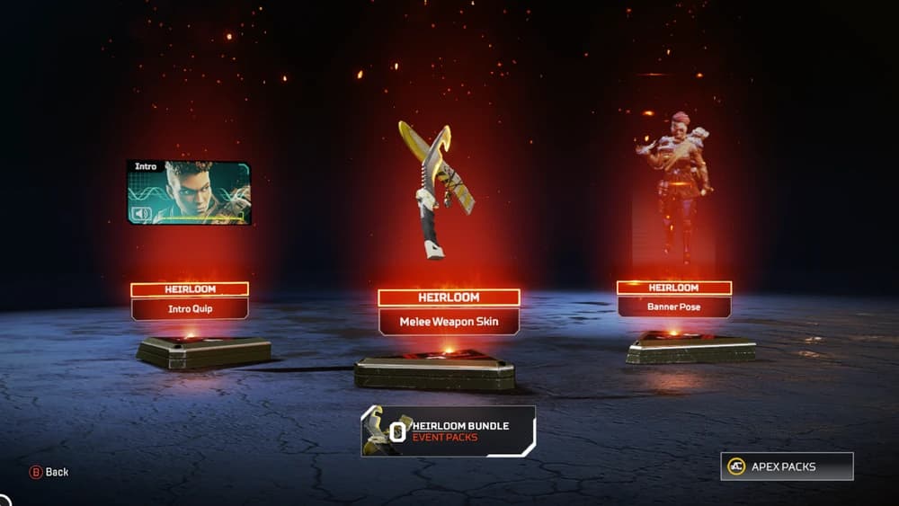 Bangalore's Heirloom bundle (Image via Electronic Arts Inc.)