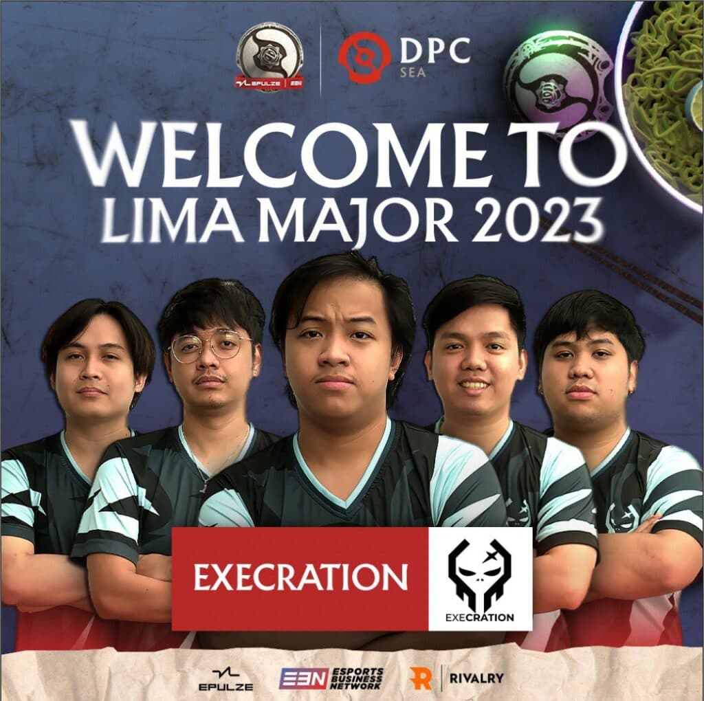 The Execration Dota 2 roster qualified for the Lima Major.