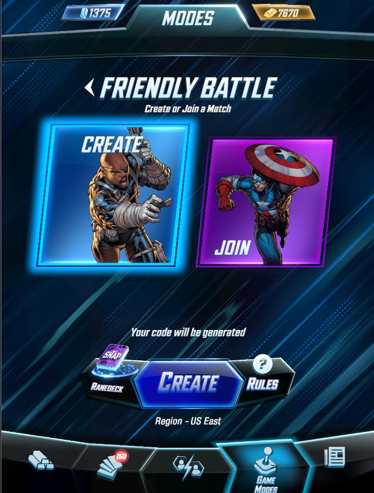 Marvel Snap': can you play against friends?