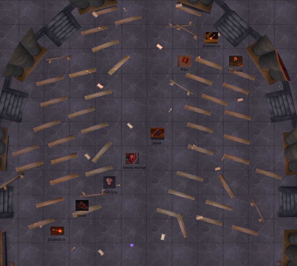 <em>This layout is with your back to the stage.</em>