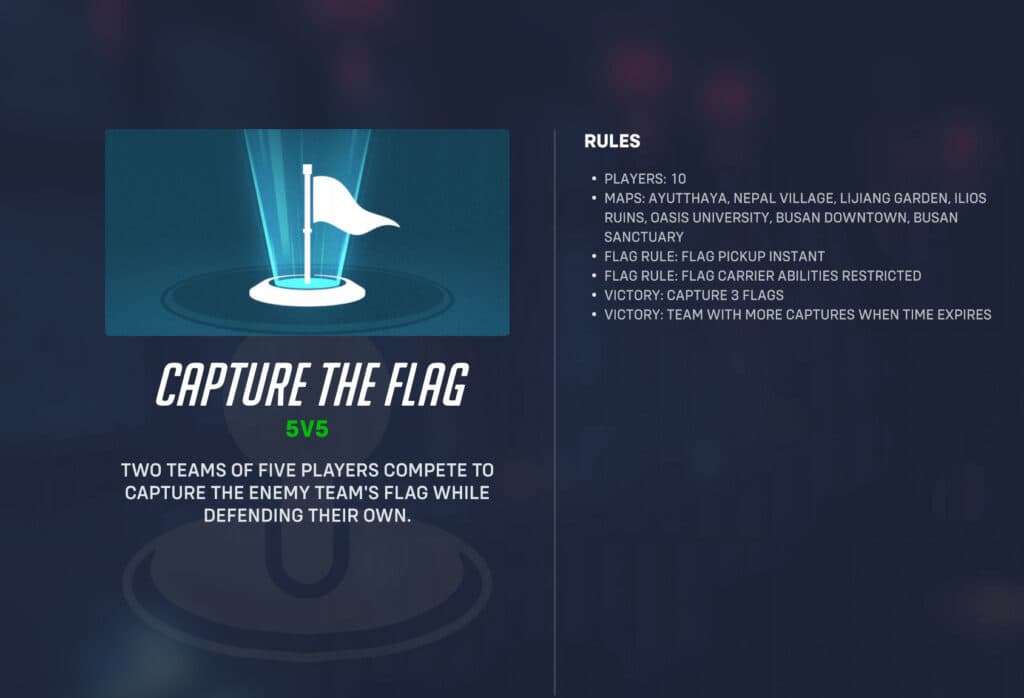 CTF information (Image via Blizzard Entertainment)
