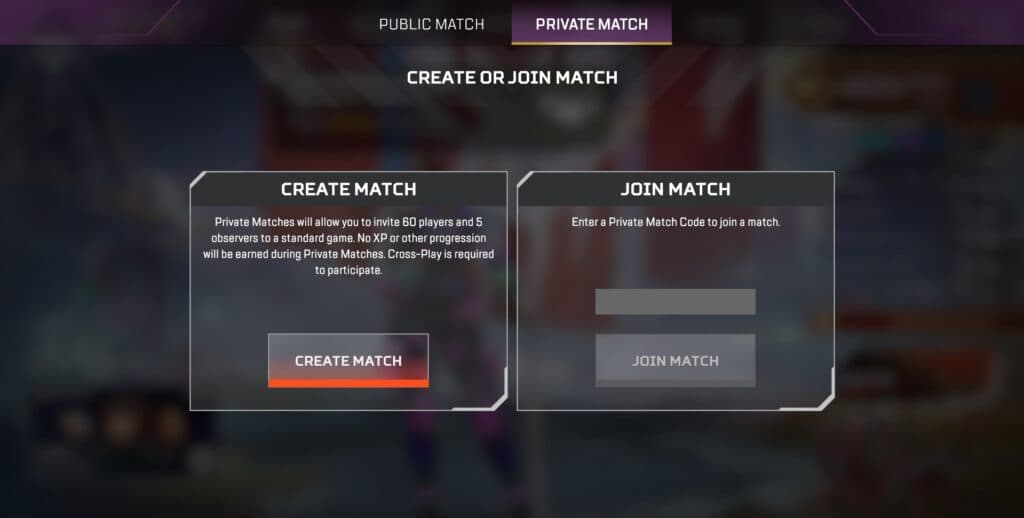 Apex private lobbies can now be created by any user