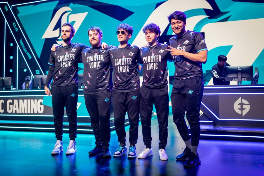 <em>LCS teams compete on day two of the 2023 Spring Split Photo by Colin Young-Wolff/Riot Games</em>
