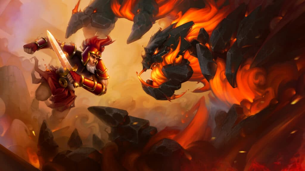 Boss fight artwork (Image via Guild of Guardians)