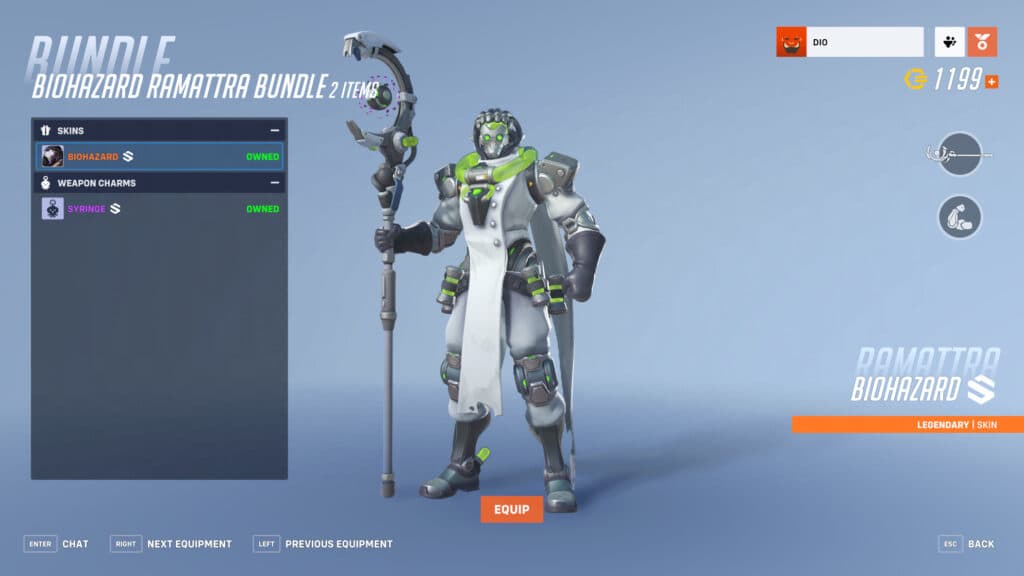 Biohazard Ramattra Omnic form (Image via Blizzard Entertainment)