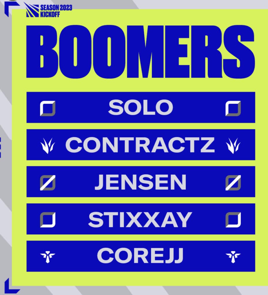 Team Boomers - Image via LCS Twitter