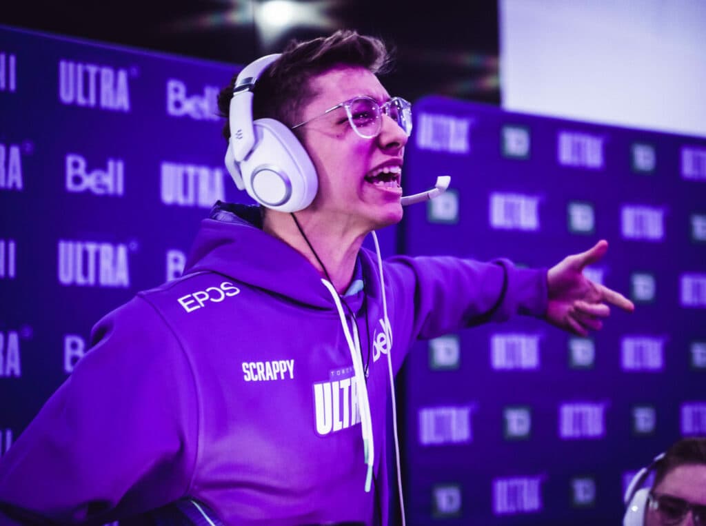 Scrappy is known for shouting at his opponents (Image via Toronto Ultra)