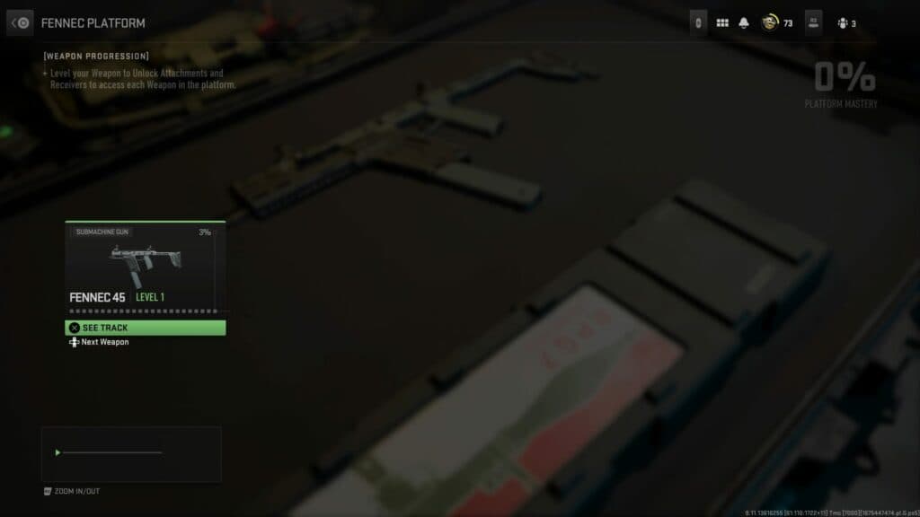 The Fennec Platform shows no other weapons (Image via Esports.gg)