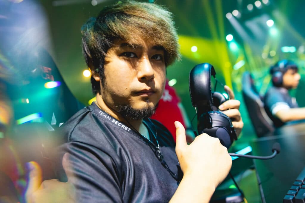 Jessie "JessieVash" Cristy Cuyco of Team Secret prepares to compete at the VALORANT Champions Tour 2023: LOCK//IN Groups Stage on February 22, 2023 in Sao Paulo, Brazil. (Photo by Colin Young-Wolff/Riot Games)